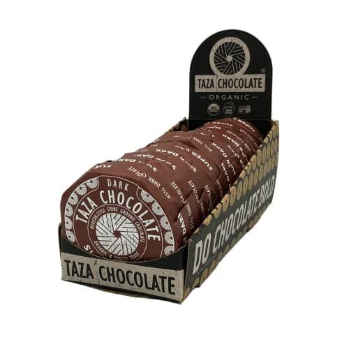Taza Chocolate Organic Mexicano Disc 85% Dark Chocolate, Super Dark, 2.75 Ounce (12 Count), Vegan - Image 1