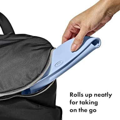 OXO Tot Roll-Up Bib - 2 Pack - Drizzle and Dusk - Image 4