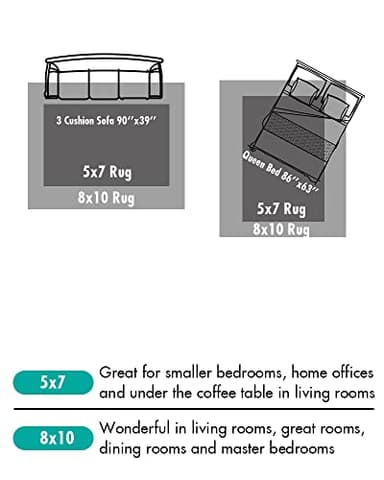 Non Slip Rug Pad Gripper - 9x12 Feet 1/4” Extra Thick Felt Under Rug for Area Rugs and Hardwood Floors,Super Cushioned Non Skid Carpet Padding - Image 7