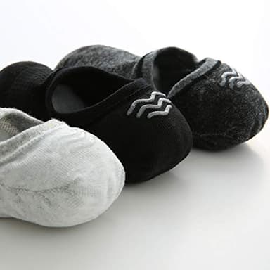 WANDER No Show Socks Mens 7 Pairs Cotton Thin Non Slip Low Cut Mens Invisible Casual Socks (7black, Size 9-11) - Image 5