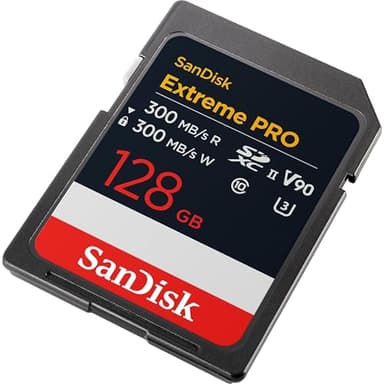 SanDisk 128GB Extreme PRO SDXC UHS-II Memory Card - Up to 300MB/s Read and Write speeds, V90, 8K, 4K UHD, SD Card - SDSDXDM-128G-GN4IN - Image 2
