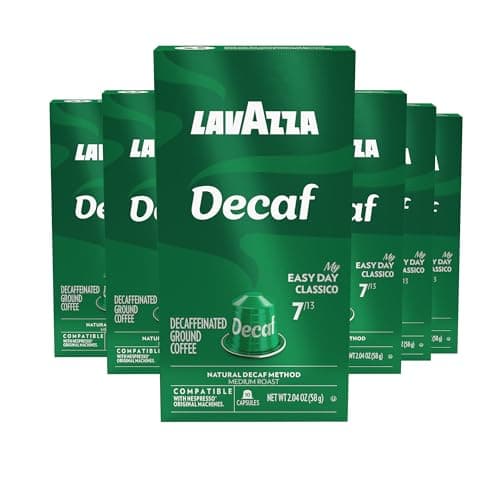 Lavazza Espresso Maestro Decaf (DEK) Aluminum Capsules Compatible with Nespresso* Original Machines, Medium Espresso Roast, Arabica and Robusta Blend (60 Capsules) - Packaging May Vary - Image 1