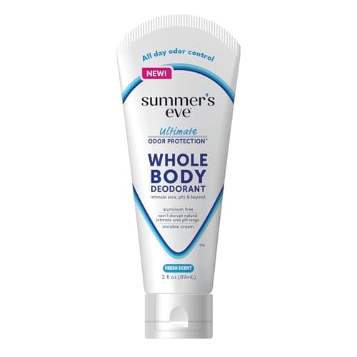Summer's Eve Fresh Scent Whole Body Deodorant for Women, Aluminum-Free Ultimate Odor Control Cream, 3 Oz - Image 1