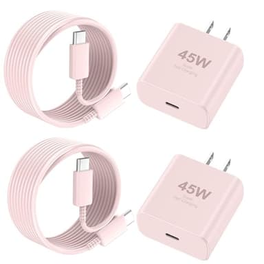 Phone 17 16 Pro Max Charger Fast Charging, 45W USB C Phone 17 16 Super Fast Charger Block with 10ft Long Type C Charging Cable Cord for i.Phone 17 Pro Max/17 Pro/17 Air/17/16/16Pro/16 ProMax /15/S25 - Image 1
