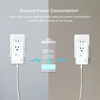 TP-Link AV1000 Powerline Ethernet Adapter Kit (TL-PA7017P KIT) - Passthrough, Noise Filtering, Gigabit Port, Plug Pair & Play, Network Adapter, Free Expert Support - Image 4