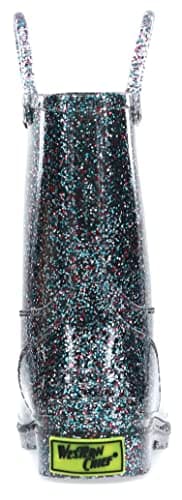 Western Chief Girls Glitter Rain Boot, Multi, 9 M US Toddler - Image 7