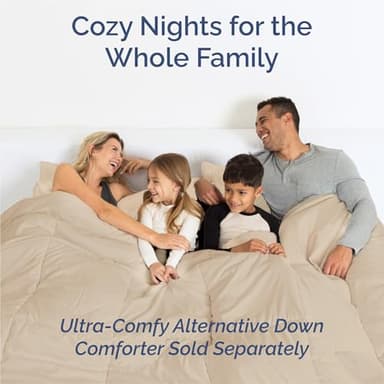 King Sheets Set 6 Piece - Bed Sheets King Size - Soft Hotel Luxury Bedding - Cooling, Comfy & Breathable - 1 Flat & 1 Fitted & 4 Pillowcases with Deep Pockets - Wrinkle Resistant & Fade Free - Cream - Image 7