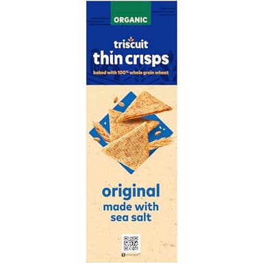 Triscuit Organic Original Whole Grain Wheat Crackers, Organic Crackers, Vegan Snacks, Bulk Lunch Snacks, 6 - 6.5 oz Boxes - Image 18