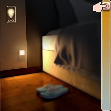 MAZ-TEK Plug in Dimmable Led Night Light with Auto Dusk to Dawn Sensor, Soft Warm White Nightlights for Hallway,Bedroom, Kids Room, Kitchen, Stairway, 4 Pack - Image 5