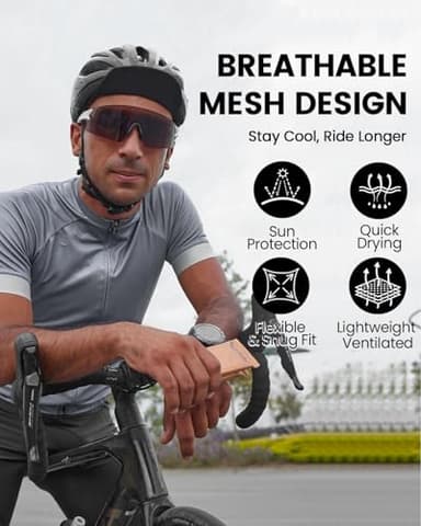 Zylioo Extra Large Cycling Cap,Big Size Biking Hat Under Helmet,Cycling Helmet Liner Breathable Sweat Uptake Gray - Image 4