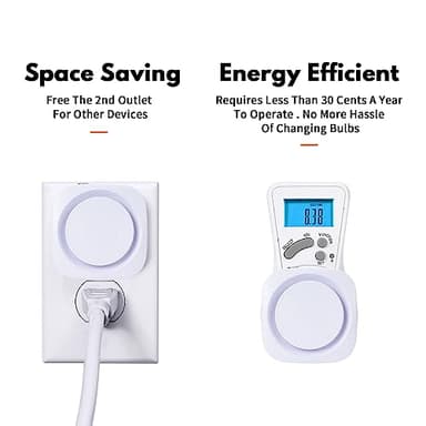 White Night Lights Plug into Wall, 4 Packs Dimmable Night Light with Dust to Dawn Sensor, Automatically Turn on and Off, Gentle Glow Nightlight for Bathroom,Bedroom,Stairs,Kitchen,Hallway, White - Image 5