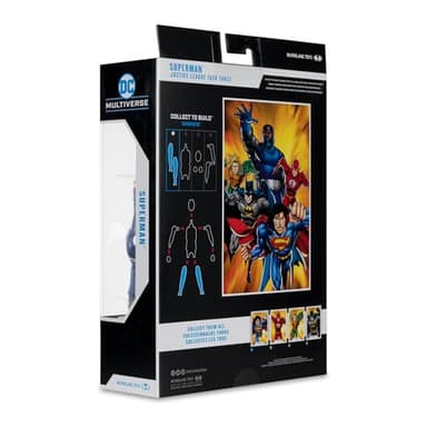 McFarlane Toys - DC Multiverse Superman (Justice League Task Force) 7in Build-A Figure - Image 9