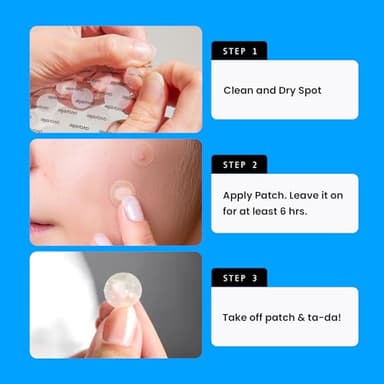 AVARELLE Acne Cover Patches, Eligible Hydrocolloid Pimple Patches for Face with Tea Tree Oil, Korean Skincare Zit Patches for Face | HSA Store Eligible Items | Vegan, Cruelty-free - Image 7