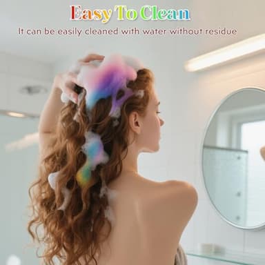 Black Hair Spray Temporary【Instant Color】【Skin Friendly】【Easy To Clean】【Large Capacity】Washable Hair Color Spray For Women/Men 4.06 oz，12 Black - Image 6