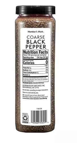 Member's Mark Restaurant Black Pepper (18 oz.) - Image 2