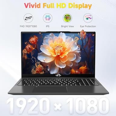 NIMO 15.6" Light-Gaming-Laptop, 8 Cores AMD Ryzen 7 Pro 6850U 8GB LPDDR5 RAM 256GB SSD (Beat i7-1360P Up to 4.7GHz) AMD Radeon 680M GPU IPS FHD Computer with 100W Type-C Backlit Keyboard Fingerprint - Image 3