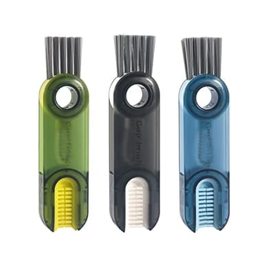 3 in 1 Cup Lid Gap Cleaning Brush Set, Multifunctional Insulation Bottle Cleaning Tools, Mutipurpose Tiny Silicone Cup Holder Cleaner, Home Kitchen Cleaning Tools - Image 2