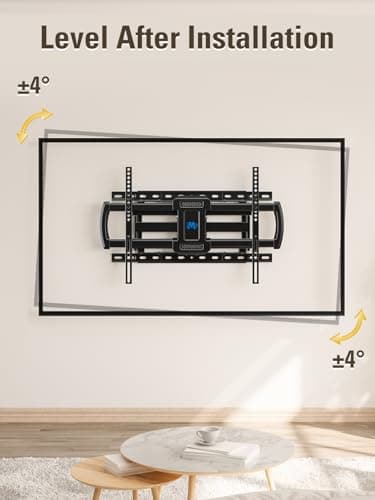 Mounting Dream TV Wall Mounts Bracket for Most 42-84 Inch TVs, UL Listed Premium TV Mount Full Motion with Articulating Arms, Max VESA 600x400mm and 100LBS, Fits 16", 18", 24" Studs, MD2296-24K - Image 5