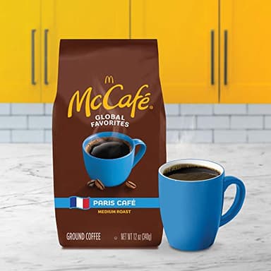 McCafe Paris Café, Ground Coffee, Medium Roast, 12oz Bag - Image 7