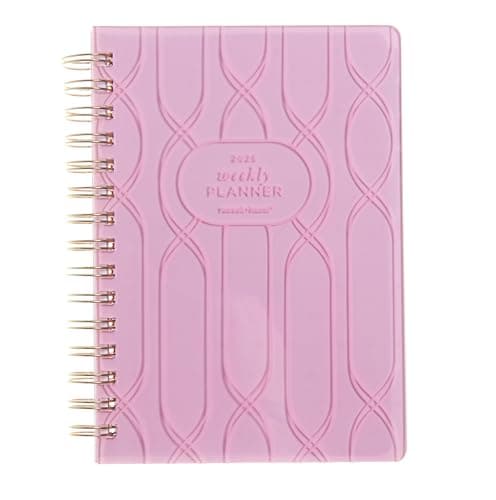 russell+hazel 2025 Spiral Blush Weekly Planner, 12 Month Calendar (January 2025 – December 2025), 5.875" x 8.25” (100620) - Image 1
