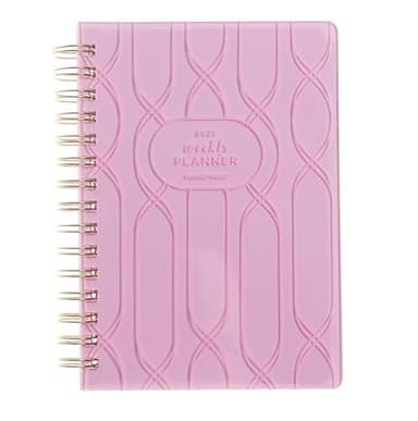 russell+hazel 2025 Spiral Blush Weekly Planner, 12 Month Calendar (January 2025 – December 2025), 5.875" x 8.25” (100620) - Image 1