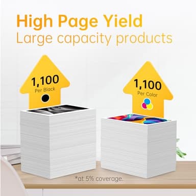 LEMERO Remanufactured Replacement for 822 Ink Cartridges Printer Ink for Workforce Pro WF-3820 WF-3823 WF-4820 WF-4830 WF-4833 WF-4834 - Image 3