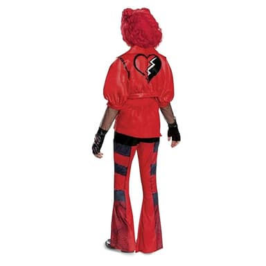 Descendants Red Deluxe Costume, Official Disney Descendants The Rise of Red Costume Jumpsuit, Wig not Included, Child Size (10-12) - Image 2