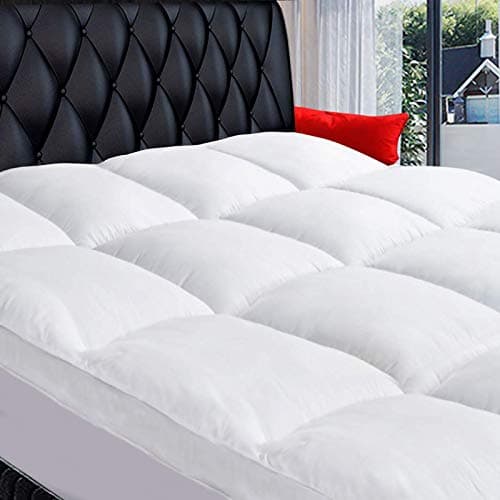 COONP Full XL Mattress Topper, Extra Thick Pillowtop, Cooling Plush Mattress Pad Cover Cotton Top Bed Topper Protector with 8-21 Inch Deep Pocket - Image 1