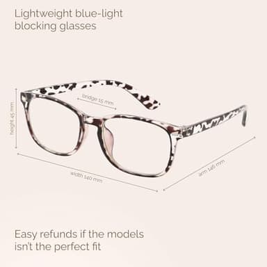 MIGSIR Blue Light Blocking Glasses for Computer Gaming, Fashion Fake Helps Reduce Screen Fatigue Eyeglasses for Women Men - Image 6
