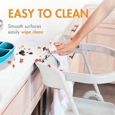 Boon Pivot Toddler Tower Kids Kitchen Step Stool - Folding Step Stool for Bathroom Sink or Kitchen Counter - CPC Certification - White - Ages 18 Months to 4 Years - Image 5