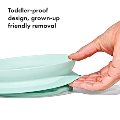 OXO Tot Stick and Stay Suction Plate - Opal - Image 3