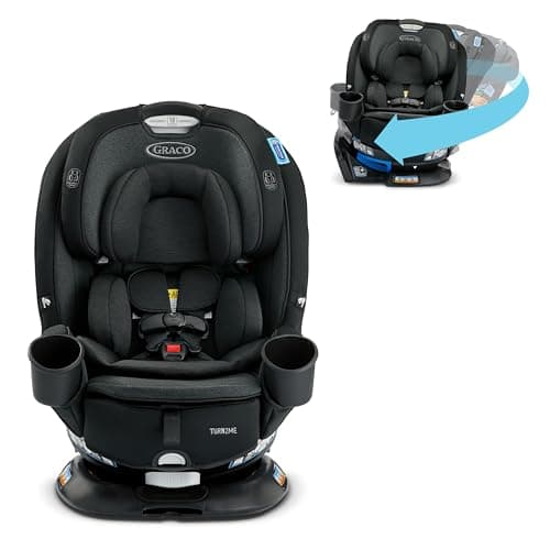 Graco Turn2Me 3-in-1 Convertible Car Seat, Rotating Seat feature, with Rear-Facing, Forward-Facing and Highback Booster options in Cambridge - Image 1