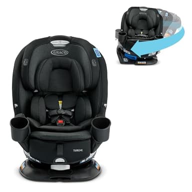 Graco Turn2Me 3-in-1 Convertible Car Seat, Rotating Seat feature, with Rear-Facing, Forward-Facing and Highback Booster options in Cambridge - Image 1