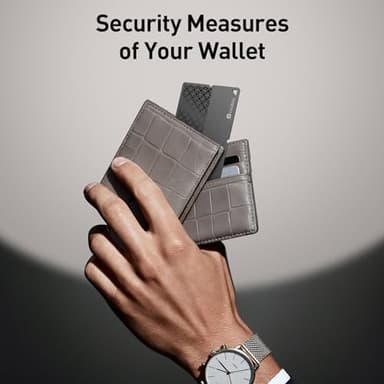 BFADEHA 2025 [Apple MFi Certified] (iOS Only) Bluetooth Tracker Smart Finder for Apple Find My iPhone Card Wallet GPS Tracker, 5-10 Years Battery, Keys Finder and Item Locator for Keys, Bags, Passport - Image 8