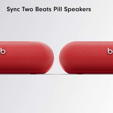 Beats Pill - Portable Bluetooth Speaker - Up to 24H Battery Life, Water Resistant, Bluetooth, Apple & Android Compatible, Seriously Loud Sound for Home, Outdoor and Travel – Statement Red - Image 7
