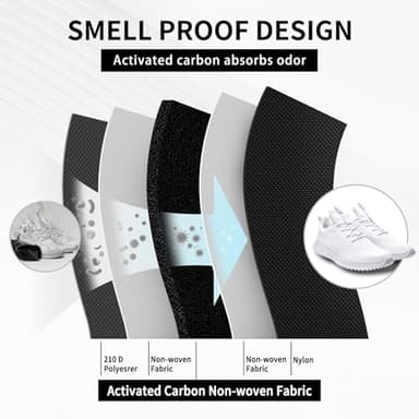Yupoxiu Smell Proof Cleat Bag - Odor Absorbing, Water-Resistant & Lightweight Shoe Organizer for Soccer, Golf, Gym & Travel - Image 2