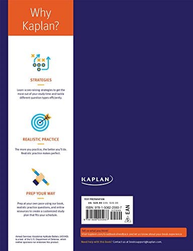 ASVAB Prep Plus 2018-2019: 6 Practice Tests + Proven Strategies + Online + Video (Kaplan Test Prep) - Image 2