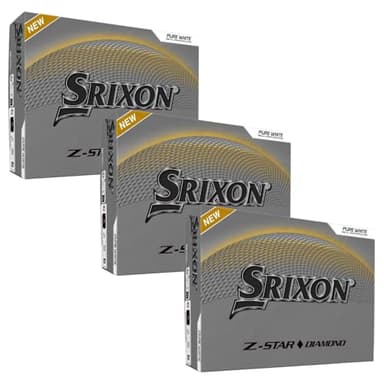 Srixon Z-Star Diamond 3 Golf Balls, White (36 Pack) - Image 1