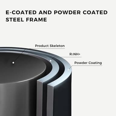 Grand patio Outdoor Dining Chairs Set of 4, 4 Pieces Patio Dining Chairs, Metal Woven Wicker Fixed Patio Chairs with Grey Cushions for Backyard, Deck, Garden, Porch, Lawn and Poolside (Black) - Image 4