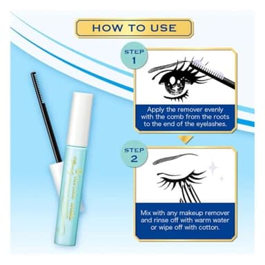 HEROINE MAKE by KISSME Mascara Remover for Waterproof Mascara, Fast-Acting Remover for Waterproof Eye Makeup, Lash-Conditioning & Gentle Non-Irritating Formula for Sensitive Eyelids from Japan 2 EA - Image 7