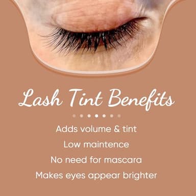 Lomansa Lash Color Kit, Instant Eyelash, Black Brow Color with Natural Effects, Safe & Easy to Use, 8ml - Image 5