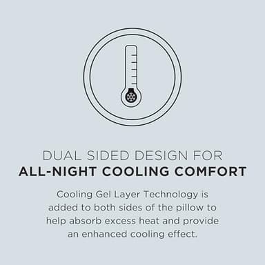 Tempur-Pedic TEMPUR-Cloud Dual Cooling Pillow, King (Pack of 1), White - Image 5