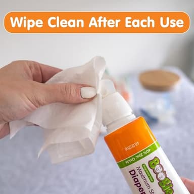 Boogie Diaper Rash Paste, Maximum Strength 40% Zinc Oxide, Mess-Free Applicator, Soothes Baby Bum, Diaper Bag Essential, 4oz - Image 6