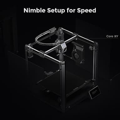 Creality K1 Max 3D Printer with Smart AI Function 600mm/s Printing Speed 20000mm/s² Acceleration, Core XY Structure 11.81x11.81x11.81 inch Large Build Volume Auto Leveling Dual-Gear Extruder - Image 9