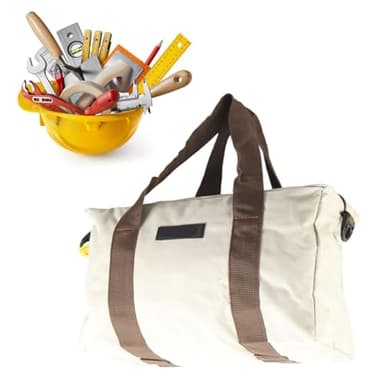 Large acity Wide Mouth Tool Bag, Heavy Duty Storage Case Handbag for Professionals (16in) - Image 1