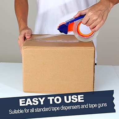 PANDRI Clear Packing Tape, 24 Rolls Heavy Duty Packaging Tape for Shipping Packaging Moving Sealing, 1.88 inches Wide, 65 Yards Per Roll, Total 1560 Yards - Image 3