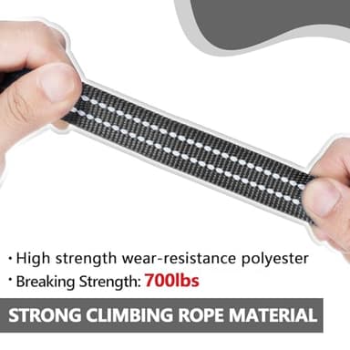 Long Dog Leash XiaZ Training Leashes 10/15/20/30/50/100ft Long Lead for Dogs 50ft Training Leash for Outside Blue 50 Foot Nylon Padded Handle Reflective Hiking Yard - Image 6