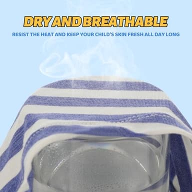 BAMBOO COOL Boys' Underwear Moisture-Wicking Brethable Boxer Briefs Soft Lightweight Tag-Free with Fly Pouch 6-Pack - Image 3