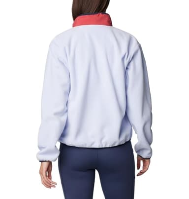 Columbia Women's Sequoia Grove Full Zip Fleece, Snowdrift/Clematis Blue, X-Large - Image 2