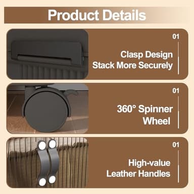 SAILUN 136Gal/543Qt Stackable Storage Bins Folding Collapsible Storage Bins with Lid, Closet Organizers and Storage, Storage Box with Door Black 26" W x 17" D x 71" H - Image 3